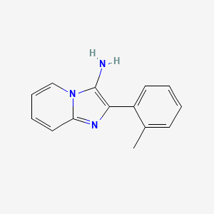 molecular formula C14H13N3 B1399057 2-(邻甲苯基)咪唑并[1,2-a]吡啶-3-胺 CAS No. 1408748-72-0