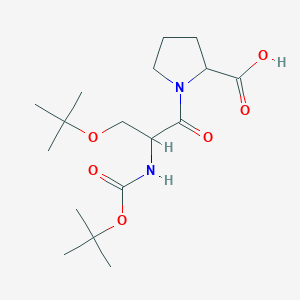 molecular formula C17H30N2O6 B13990589 Boc-DL-Ser(tBu)-DL-Pro-OH 