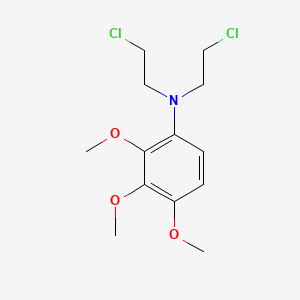 molecular formula C13H19Cl2NO3 B13990600 n,n-Bis(2-chloroethyl)-2,3,4-trimethoxyaniline CAS No. 27077-07-2