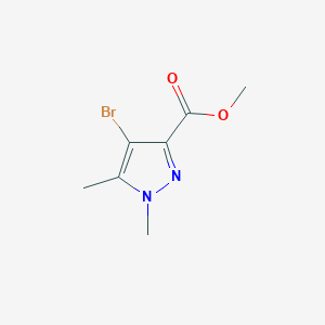 molecular formula C7H9BrN2O2 B1399063 Methyl 4-bromo-1,5-dimethyl-1H-pyrazole-3-carboxylate CAS No. 861369-81-5