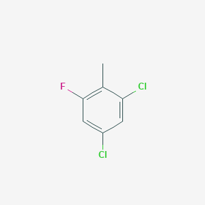 molecular formula C7H5Cl2F B1399065 2,4-Dichloro-6-fluorotoluene CAS No. 1806351-18-7