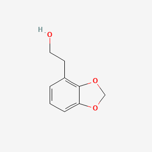 molecular formula C9H10O3 B13990660 2-(1,3-Benzodioxol-4-yl)ethanol CAS No. 214217-67-1