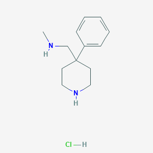 n-Methyl-1-(4-phenylpiperidin-4-yl)methanamine hydrochloride