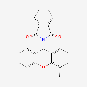 2-(4-methyl-9H-xanthen-9-yl)isoindole-1,3-dione