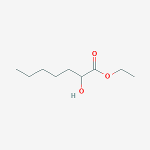 molecular formula C9H18O3 B13990711 Ethyl 2-hydroxyheptanoate 