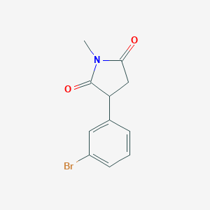 B139908 N-Methyl-3-bromophenylsuccinimide CAS No. 139261-88-4