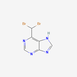 6-(dibromomethyl)-7H-purine