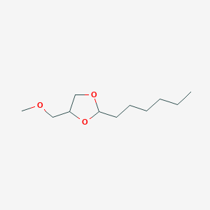 2-Hexyl-4-(methoxymethyl)-1,3-dioxolane