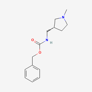 Benzyl (R)-((1-methylpyrrolidin-3-yl)methyl)carbamate