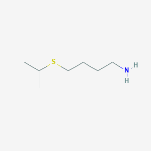 molecular formula C7H17NS B1399099 4-异丙基硫烷基丁胺 CAS No. 1183033-18-2