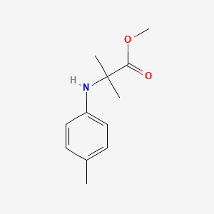 molecular formula C12H17NO2 B1399101 2-甲基-2-[(4-甲苯基)氨基]丙酸甲酯 CAS No. 1183683-27-3
