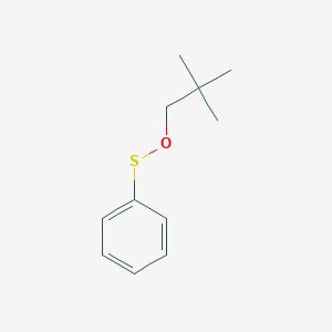 molecular formula C11H16OS B13991019 2,2-Dimethylpropoxysulfanylbenzene CAS No. 61665-77-8