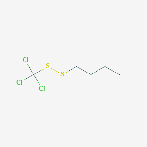 molecular formula C5H9Cl3S2 B13991030 1-(Trichloromethyldisulfanyl)butane CAS No. 52739-91-0