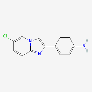 4-(6-Chloroimidazo[1,2-a]pyridin-2-yl)aniline