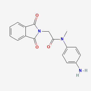 4-(N-phthalimidomethylcarbonyl-N-methyl-amino)-aniline