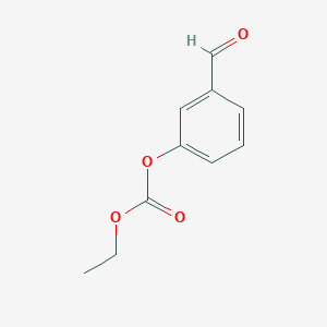 molecular formula C10H10O4 B13991250 Ethyl (3-formylphenyl) carbonate CAS No. 68423-35-8