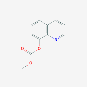 molecular formula C11H9NO3 B13991281 Methyl quinolin-8-yl carbonate CAS No. 91137-43-8