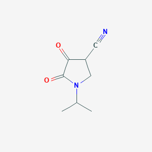 4,5-Dioxo-1-(propan-2-yl)pyrrolidine-3-carbonitrile