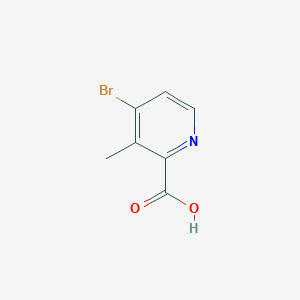 molecular formula C7H6BrNO2 B1399130 4-溴-3-甲基吡啶-3-甲酸 CAS No. 1211526-84-9