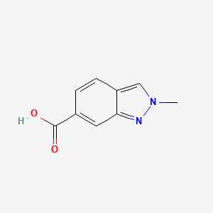 molecular formula C9H8N2O2 B1399135 2-Methyl-2H-indazole-6-carboxylic acid CAS No. 1031417-46-5