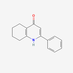 4(1H)-Quinolone, 5,6,7,8-tetrahydro-2-phenyl-