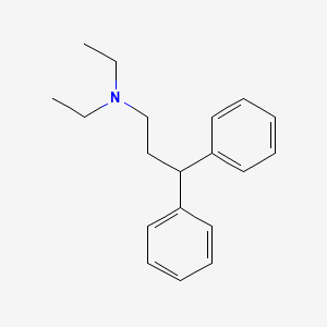 molecular formula C19H25N B13991387 N,N-diethyl-3,3-diphenylpropan-1-amine CAS No. 5341-16-2