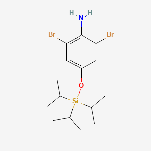 2,6-Dibromo-4-((triisopropylsilyl)oxy)aniline