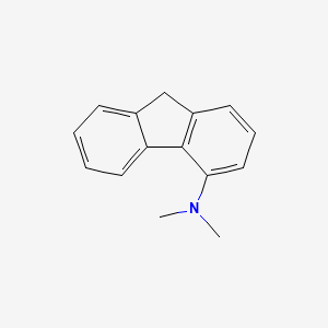 molecular formula C15H15N B13991417 4-(Dimethylamino)fluorene CAS No. 92013-89-3