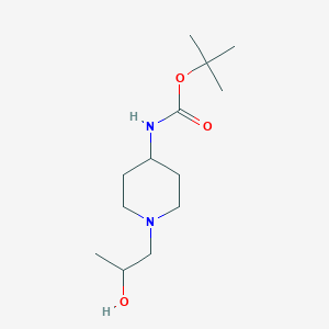 B1399143 tert-Butyl (1-(2-hydroxypropyl)piperidin-4-yl)carbamate CAS No. 917344-75-3