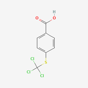 4-[(Trichloromethyl)sulfanyl]benzoic acid