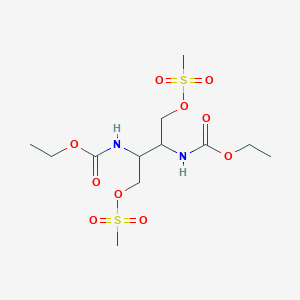 2,3-Bis[(ethoxycarbonyl)amino]butane-1,4-diyl dimethanesulfonate