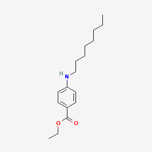 molecular formula C17H27NO2 B13991512 Ethyl 4-(octylamino)benzoate CAS No. 55791-74-7