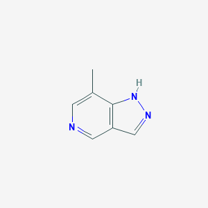 molecular formula C7H7N3 B1399153 7-甲基-1H-吡唑并[4,3-c]吡啶 CAS No. 1049730-76-8