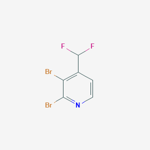 B1399165 2,3-Dibromo-4-(difluoromethyl)pyridine CAS No. 1374659-29-6