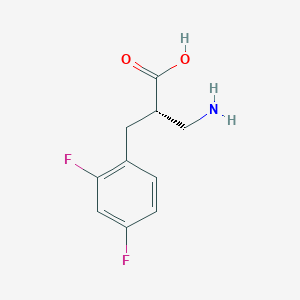 molecular formula C10H11F2NO2 B13991672 (S)-3-Amino-2-(2,4-difluorobenzyl)propanoic acid 