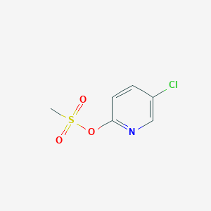 molecular formula C6H6ClNO3S B13991713 5-Chloropyridin-2-yl methanesulfonate CAS No. 25171-74-8