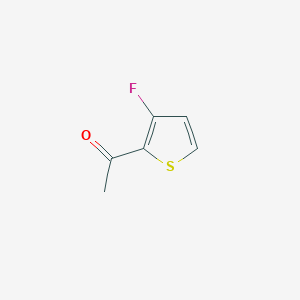 molecular formula C6H5FOS B13991724 1-(3-Fluorothiophen-2-yl)ethanone 