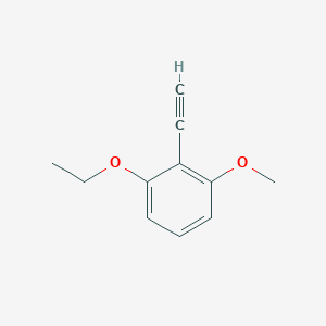 molecular formula C11H12O2 B13991832 1-Ethoxy-2-ethynyl-3-methoxybenzene 