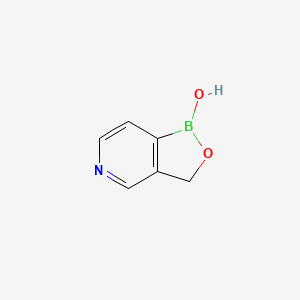 molecular formula C6H6BNO2 B13991861 1,3-Dihydro-1-hydroxy-[1,2]oxaborolo[4,3-C]pyridine CAS No. 906673-21-0