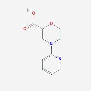 4-(Pyridin-2-yl)morpholine-2-carboxylic acid
