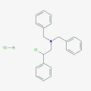 molecular formula C22H23Cl2N B13992489 N,N-dibenzyl-2-chloro-2-phenylethanamine;hydrochloride CAS No. 1241-03-8