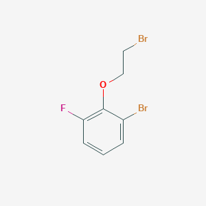 molecular formula C8H7Br2FO B13992532 1-Bromo-2-(2-bromoethoxy)-3-fluorobenzene CAS No. 1204334-15-5