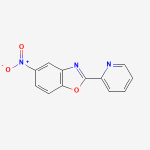 Benzoxazole, 5-nitro-2-(2-pyridinyl)-