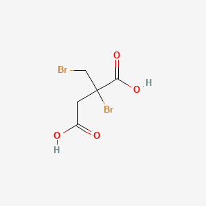 2-Bromo-2-(bromomethyl)butanedioic acid