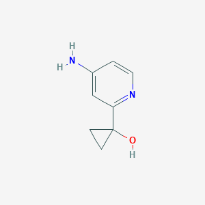 1-(4-aminopyridin-2-yl)cyclopropan-1-ol