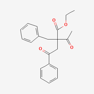 Ethyl 2-acetyl-2-benzyl-4-oxo-4-phenylbutanoate