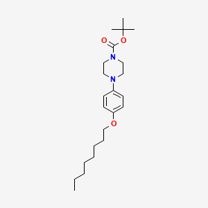 1-(4-n-Octyloxyphenyl)-4-tert-butoxycarbonylpiperazine