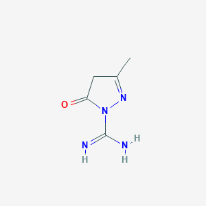 3-methyl-5-oxo-4H-pyrazole-1-carboximidamide