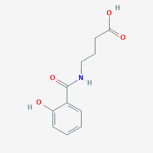 4-[(2-hydroxybenzoyl)amino]butanoic Acid