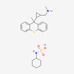 N,N-dimethyl-1-[2-(9-methylthioxanthen-9-yl)cyclopropyl]methanamine